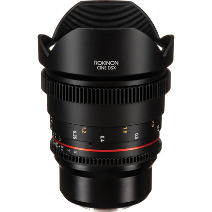 Rokinon 14mm T3.1 Lente Cine Ultra Gran Angular APS-C Fuji X con Estuche
