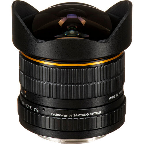 Rokinon 8mm f/3.5 Lente Ojo de Pez para Canon EF APS-C 12" enfoque mínimo