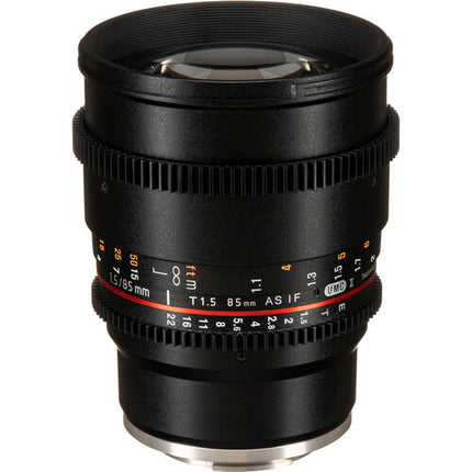 Rokinon Cine DS Kit de lentes 85mm T1.5 100mm T3.1 macro 135mm T2.2 para Sony E Mount