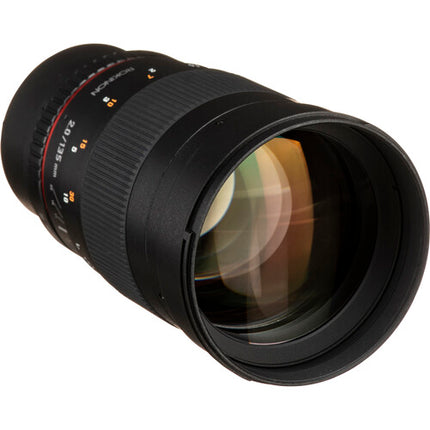 Rokinon 135mm f 2 0 ED UMC Lente Fujifilm X Montura APS C 77mm