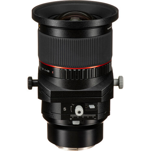 Rokinon T-S 24mm f3.5 Lente Tilt-Shift Sony E con Apertura f3.5 a f22 y Desplazamiento 12mm