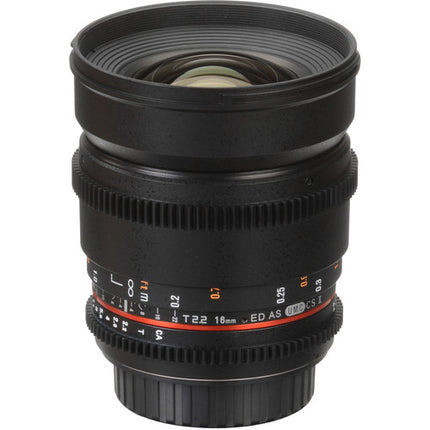 Rokinon Juego de Lentes Cine 16 35 50 85mm MFT Montura T1.5-T2.2