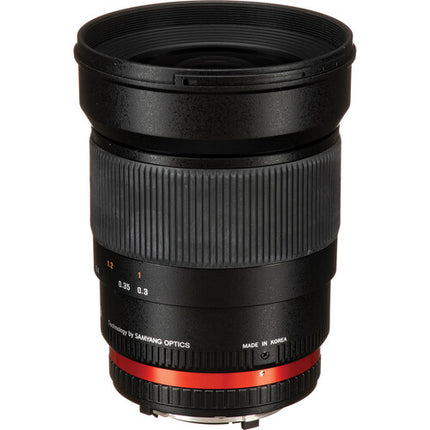 Rokinon 35mm f/1.4 AS UMC objetivo para Nikon F apertura f/1.4-22 y 52.5mm