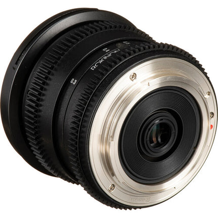 Rokinon 8mm T3.8 Objetivo Ojo de Pez Cine para Montura Canon EF con Filtro UMC de 12.8mm