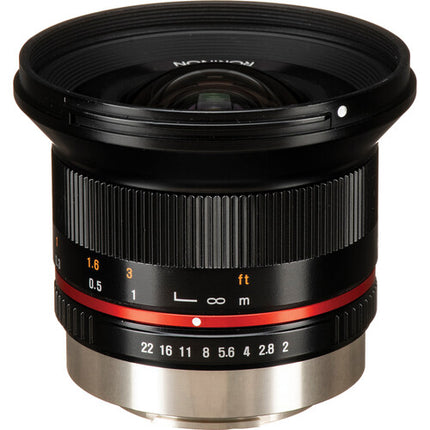 Rokinon 12mm f2.0 NCS CS Objetivo para Fujifilm X Montura 18mm Black