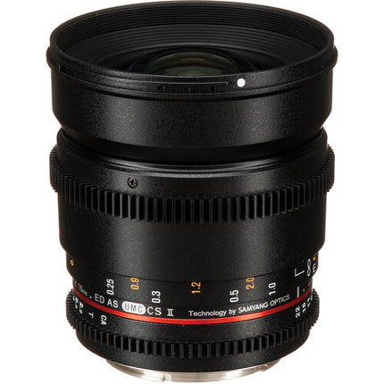 Rokinon Cine DS Kit de lentes 16 24 35 50 85mm para Canon EF