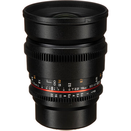 Rokinon Juego de Lentes Cine 16 35 50 85mm MFT Montura T1.5-T2.2