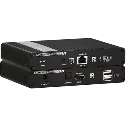KanexPro 4K HDMI KVM Extender Kit sobre Cat 6 con USB 2.0 230' HDR