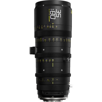 DZOFilm Catta 35-80mm T2.9 Montura E Lente Cine Zoom 16 Diafragma 29.1 mm Distancia mínima de enfoque