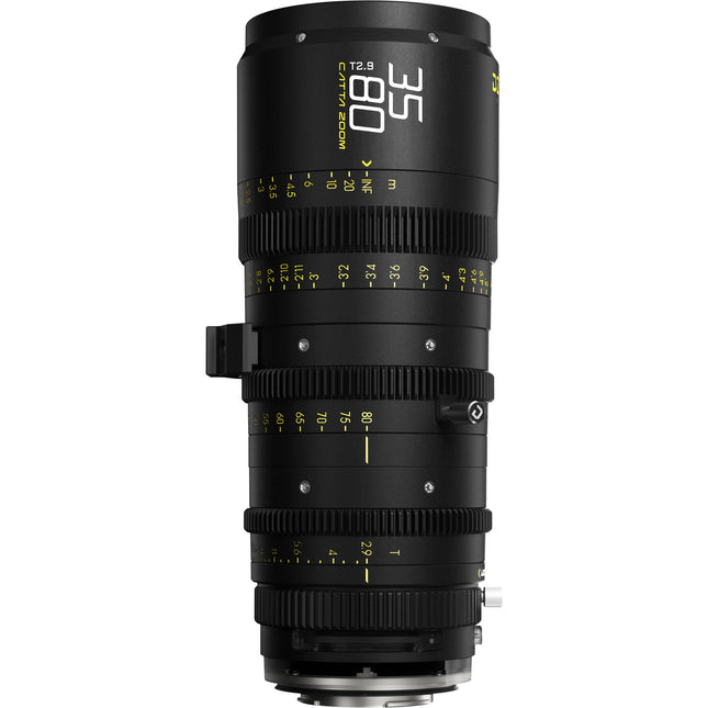 DZOFilm Catta 35-80mm T2.9 Montura E Lente Cine Zoom 16 Diafragma 29.1 mm Distancia mínima de enfoque