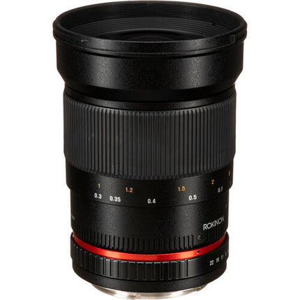 Rokinon 35mm f/1.4 AS UMC objetivo para Canon EF apertura f/1.4 y f/22