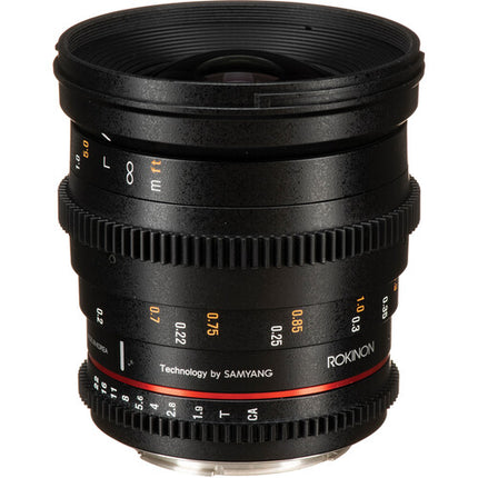 Rokinon Lentes Cine DS 20mm T1.9 35 50 85mm Montura Canon EF