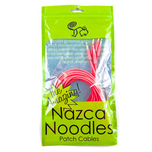 Cre8audio Nazca Noodles cables de parche Eurorack 3.5mm TS 9.8 pies 2 unidades rosa