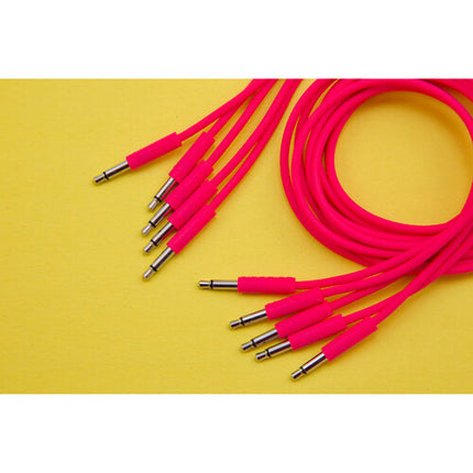 Cre8audio Nazca Noodles cables de parche Eurorack 3.5mm TS 9.8 pies 2 unidades rosa