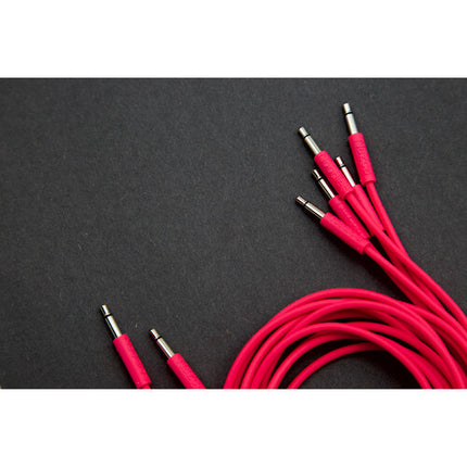 Cre8audio Nazca Noodles cables para Eurorack pack 5 unidades 5.9 pulgadas rosa intenso