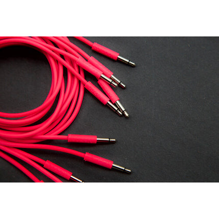 Cre8audio Nazca Noodles cables para Eurorack pack 5 unidades 5.9 pulgadas rosa intenso