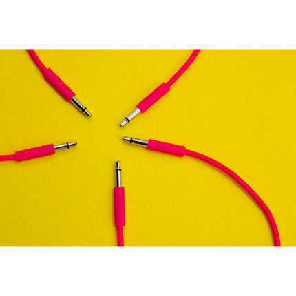 Cre8audio Nazca Noodles cables para Eurorack pack 5 unidades 5.9 pulgadas rosa intenso
