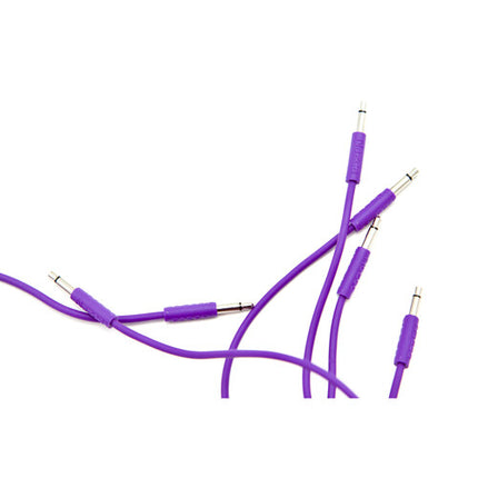 Cre8audio Nazca Noodles Cables Eurorack 3.5mm 2.5 Pies 5-Pack Violet
