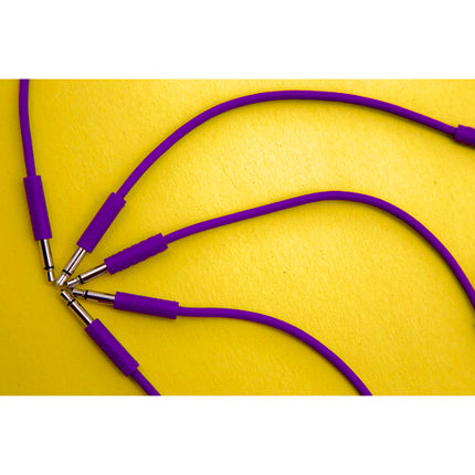 Cre8audio Nazca Noodles Cables Eurorack 3.5mm 2.5 Pies 5-Pack Violet