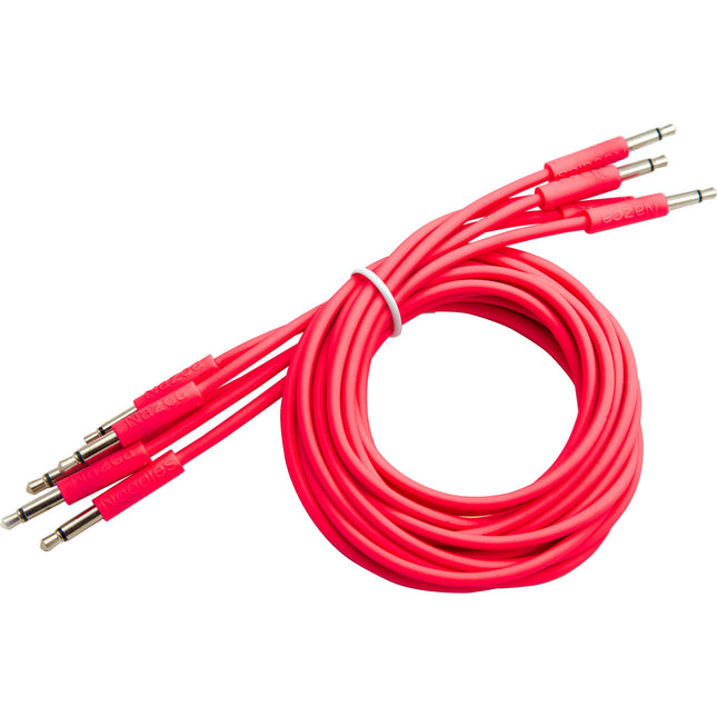 Cre8audio Nazca Noodles Cables Eurorack Patch 3.5mm 5-Pack 1.6' Hot Pink