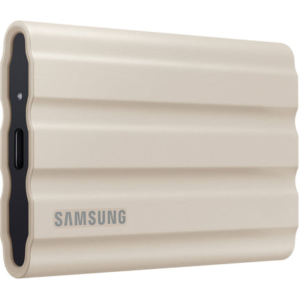 Samsung 1TB T7 Shield SSD portátil USB 3.2 Gen 2 1050 MB/s beige