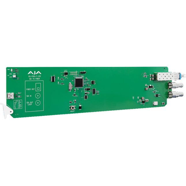 AJA openGear Transmisor de Fibra Óptica 12G-SDI 1 Canal 5 Años