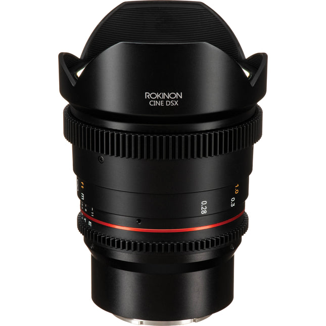 Rokinon 14mm T3.1 DSX Lente Cine Gran Angular Sony E Montura Estuche