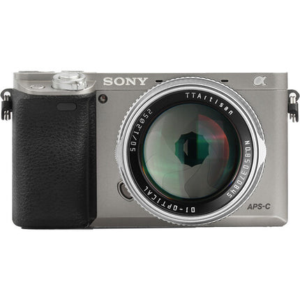 Objetivo TTArtisan 50mm f1.2 para Sony E Montura APS-C 75mm Plata