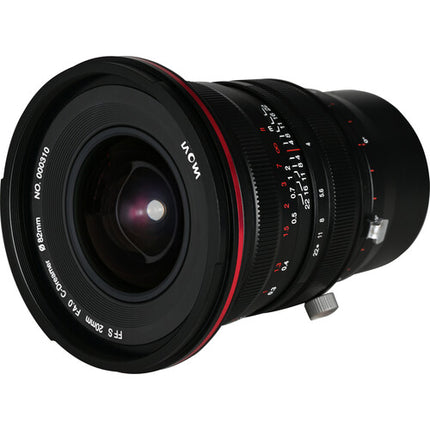 Venus Optics Laowa 20mm f4 Zero-D Objetivo Shift para Leica L con +/-11mm de desplazamiento y 65mm círculo de imagen