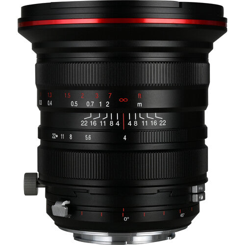 Venus Optics Laowa 20mm f4 Lente Shift para Nikon F con 11mm de desplazamiento y diafragma de 14 hojas