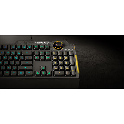 ASUS TUF Gaming K1 Teclado Gaming USB 1000 Hz Reposamuñecas Integrado