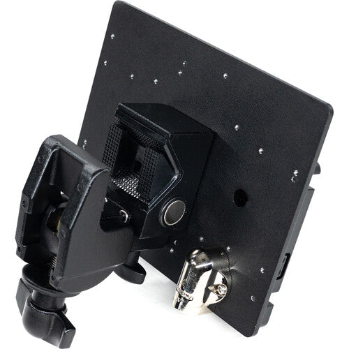 IndiPRO Tools Placas Dobles de Batería V-Mount 14.8V con Conector XLR y Abrazadera de Bloqueo