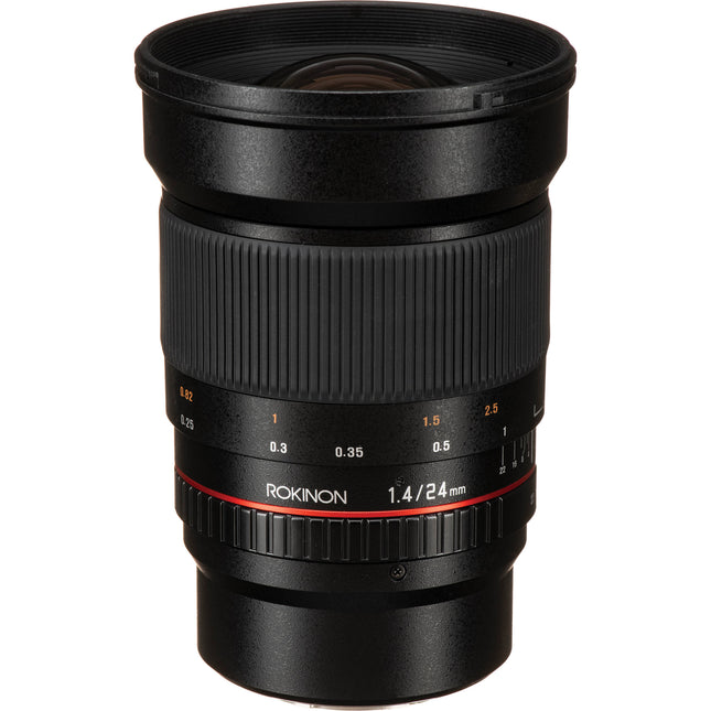 Rokinon 24mm f1.4 ED AS IF UMC Lente para Micro Cuatro Tercios f1.4 a f22
