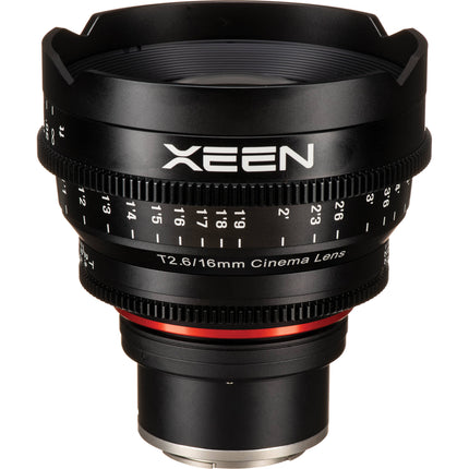 Rokinon Xeen 16mm T2.6 Lente de Cine Sony E Full-Frame 200° Enfoque