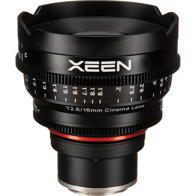 Rokinon Xeen 16mm T2.6 Lente de Cine Sony E Full-Frame 200° Enfoque
