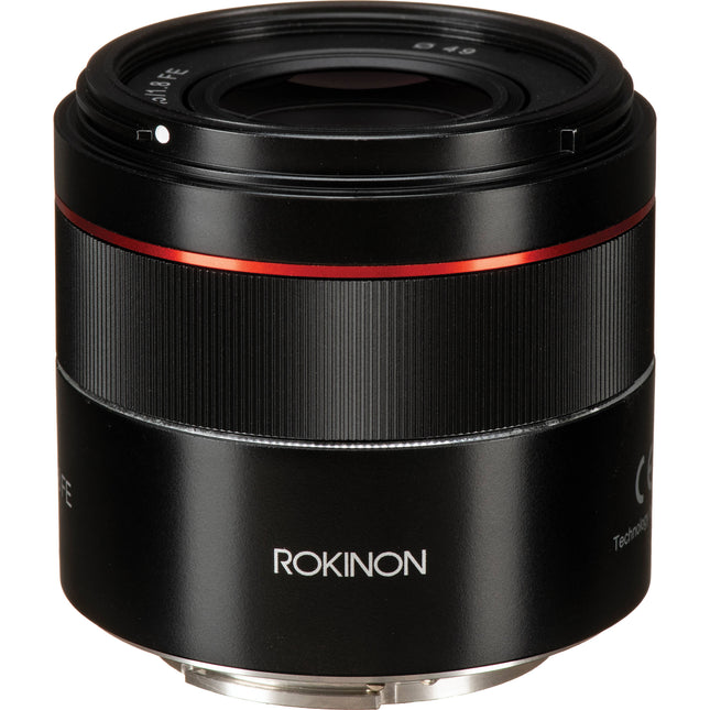 Rokinon AF 45mm f/1.8 FE Lente para Sony E Full Frame f/1.8-22