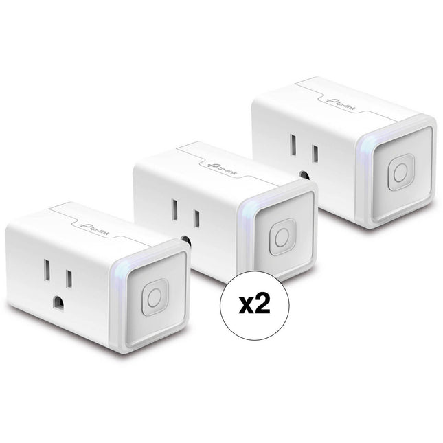 TP-Link HS103 Kasa Enchufe Inteligente Wi-Fi 2x3 Pack 2.4 GHz