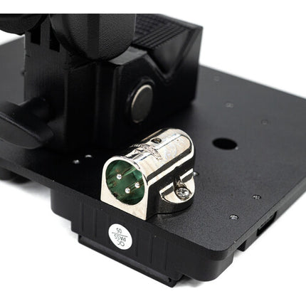 IndiPRO Tools Adaptador para Montura Gold y V con Conector XLR 3-Pin y Abrazadera de Bloqueo 14.8V