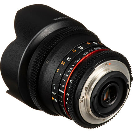Rokinon 10mm T3.1 Cine DS Montura Nikon F Lente para APS-C Manual