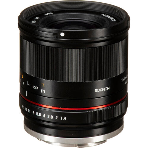 Rokinon 21mm f1.4 para Canon EF-M Lente APS-C Apertura f1.4-22 con Parasol