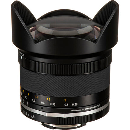 Rokinon 14mm f/2.8 Serie II Lente para Nikon F Apertura f/2.8 a f/22 con 9 Lâminas de Diafragma