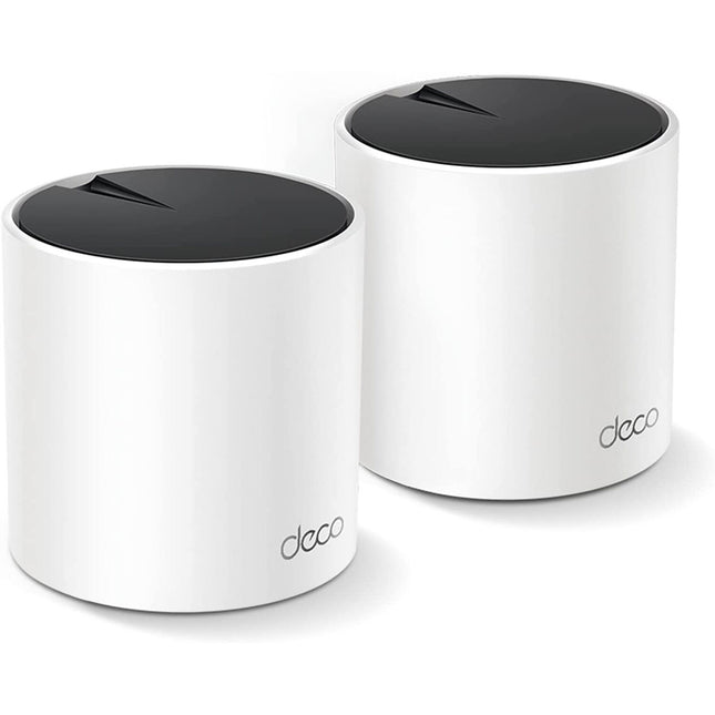 TP-Link Deco X55 Sistema Wi-Fi Mesh AX3000 Doble Banda 4500 pies² 3 Puertos Gigabit 2-Pack