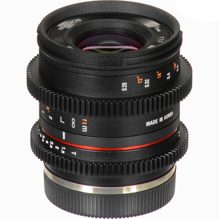 Rokinon 21mm T1.5 Objetivo Cine 69.3° APS-C para Fujifilm X