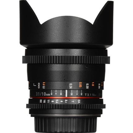 Rokinon Kit de lentes gran angular Cine DS 10 16 24 y 35mm para Canon EF APS-C