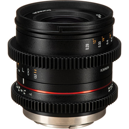 Rokinon 21mm T1.5 Objetivo Cine 69.3° APS-C para Fujifilm X