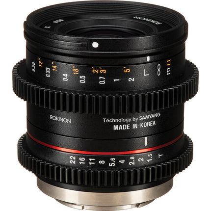 Rokinon 21mm T1.5 Objetivo Cine 69.3° APS-C para Fujifilm X