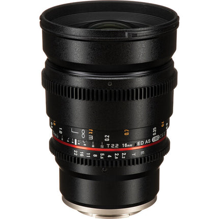 Rokinon Pack de lentes cine 16 35 50 85mm T1.5 para Sony E Mount
