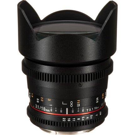 Rokinon Kit de lentes gran angular Cine DS 10 16 24 y 35mm para Canon EF APS-C