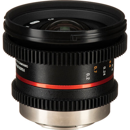 Rokinon 12mm T2.2 Objetivo Cine para Fuji X Montura APS-C 7.87"