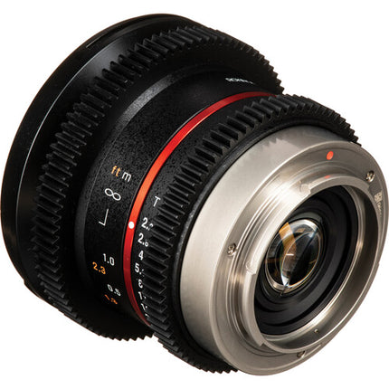 Rokinon 12mm T2.2 Objetivo Cine para Fuji X Montura APS-C 7.87"